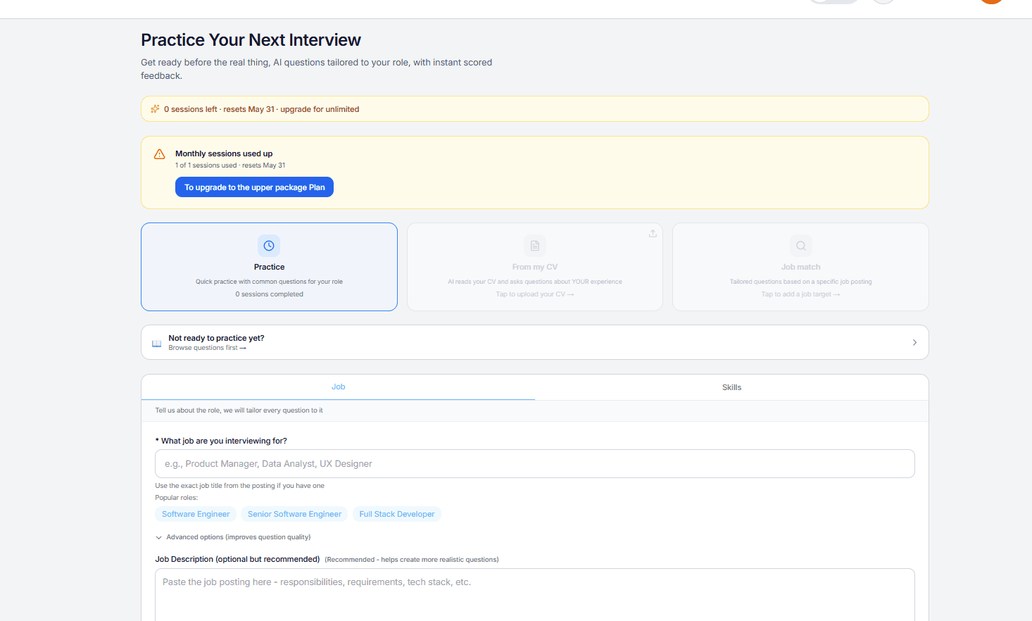 Interview Blueprint with STAR stories, career brand and job-fit score